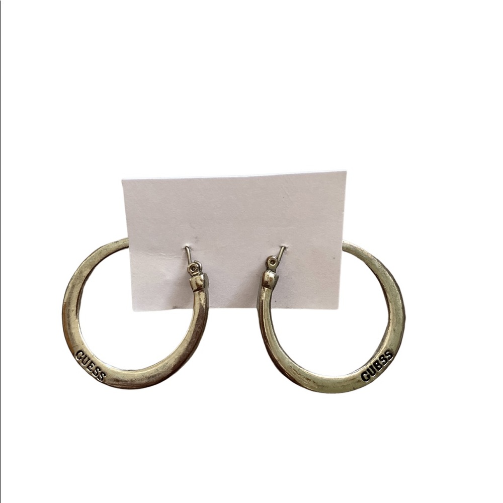 Vintage GUESS marked hoops